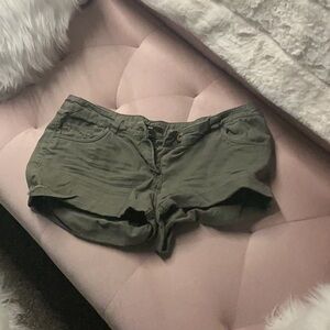 H&M Olive Green Women's Shorts